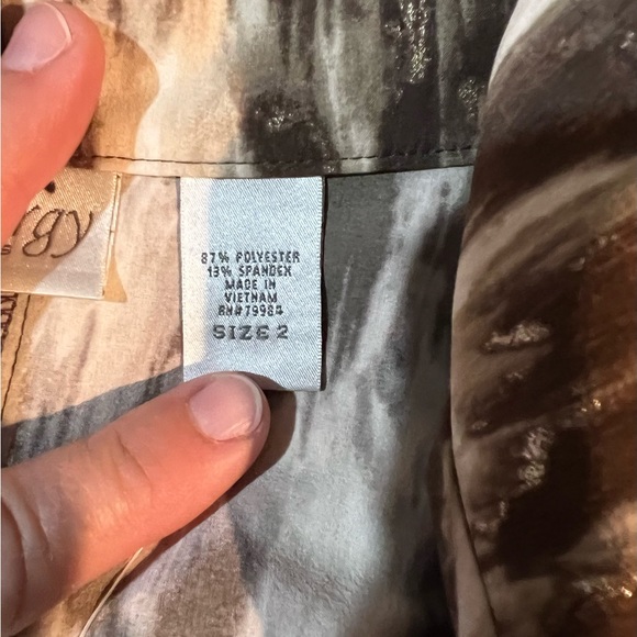 Women’s Chico’s Zenergy zip front lightweight jacket Size 2 (12-14) - Picture 10 of 11